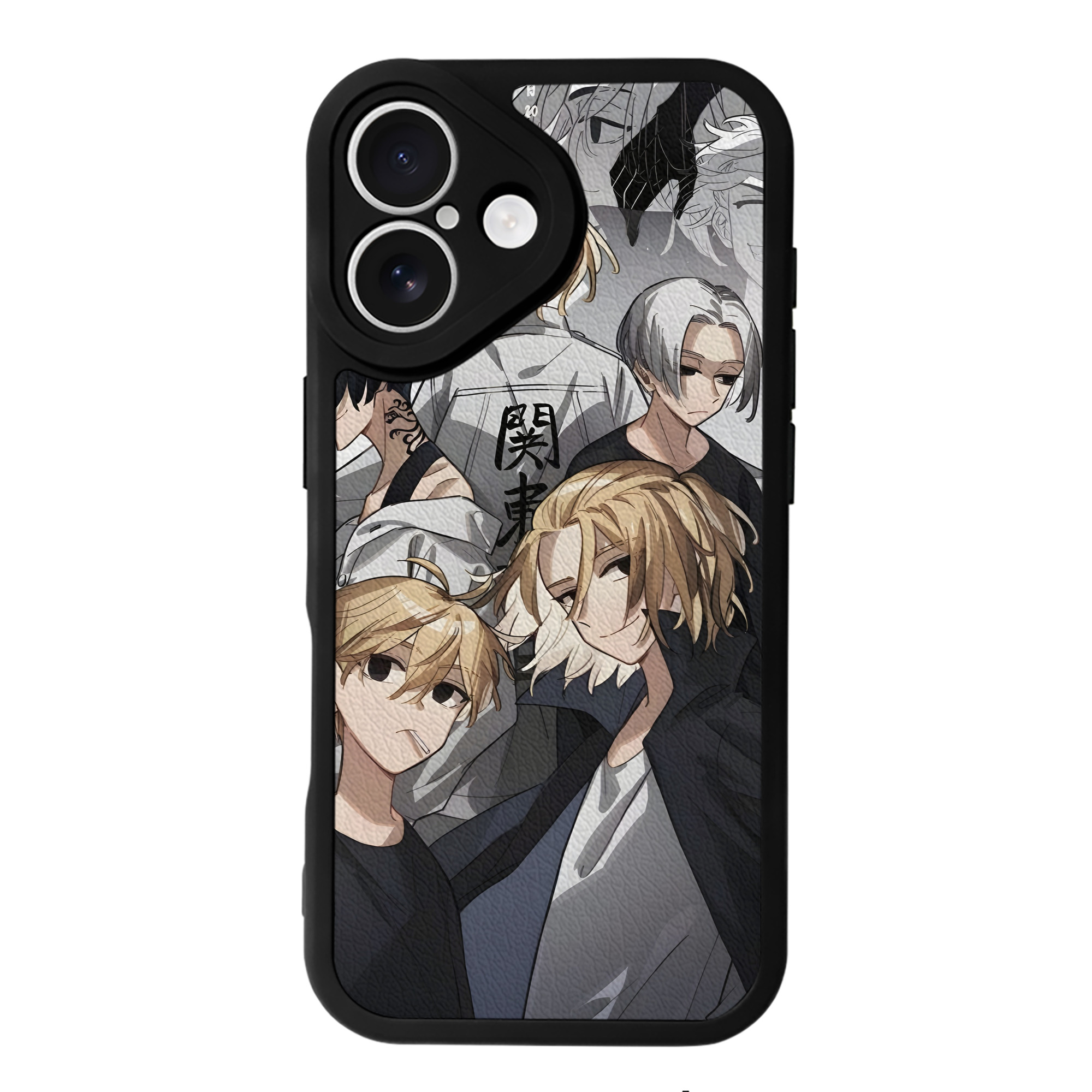 （画像用） 東京リベンジャーズ Tokyo Revengers 【iPhone 16シリーズ対応】シリコンスマホケース（レザー調） 材質：シリコン